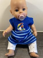 Puppenkleid mit Leggins, Gr. 43 cm, Baby Born u. a.