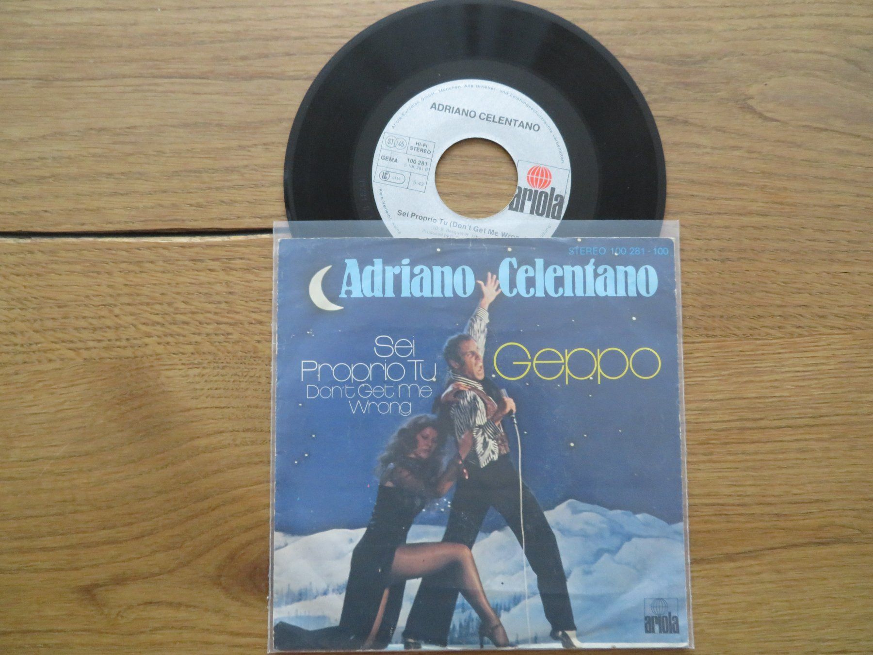 Dischi in vinile: Adriano Celentano Vinyl Single "Geppo" – Nuovo (secondo la descrizione) da Zürich venduto da max_cp5f