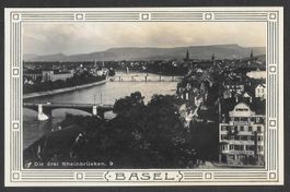 Basel die drei Rheinbrücken