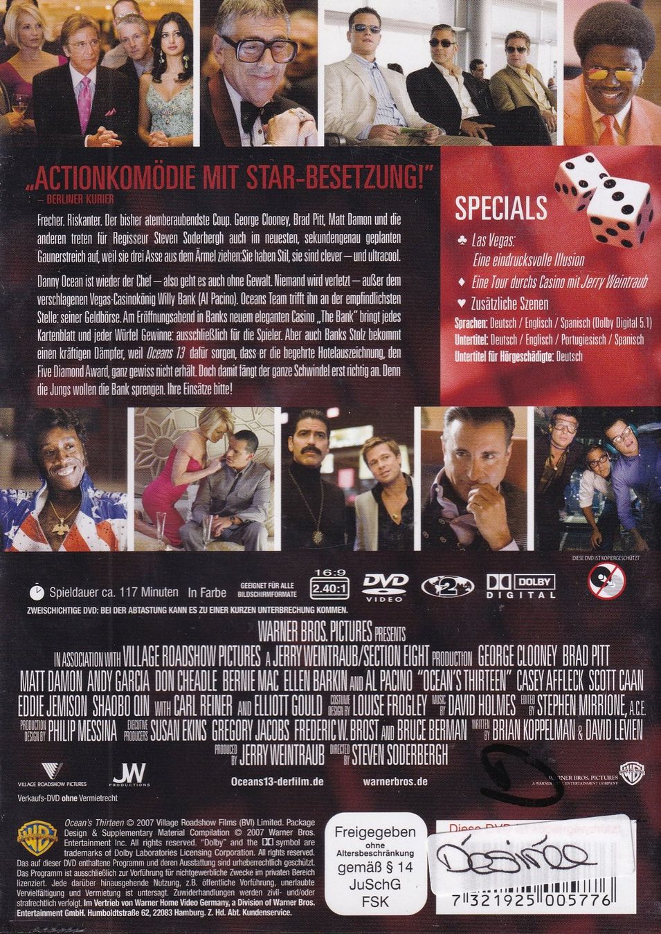Tutti i DVDs: DVD ab Fr. 1.--, Ocean's 13 – Usato da Lausen venduto da Mondeo10628 1