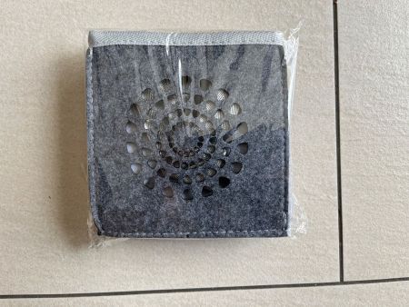 Filztasche grau für die Tonies Box mit Tragegriffen