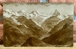 Relief Ansicht - Zermatt Panorama - Matterhorn Gornergrat