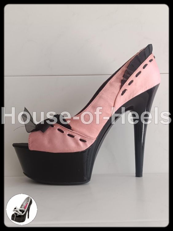 Escarpins Bershka Peep Toe Saumon - Talon Aiguille, Taille 39, Neufs Sans Emballage