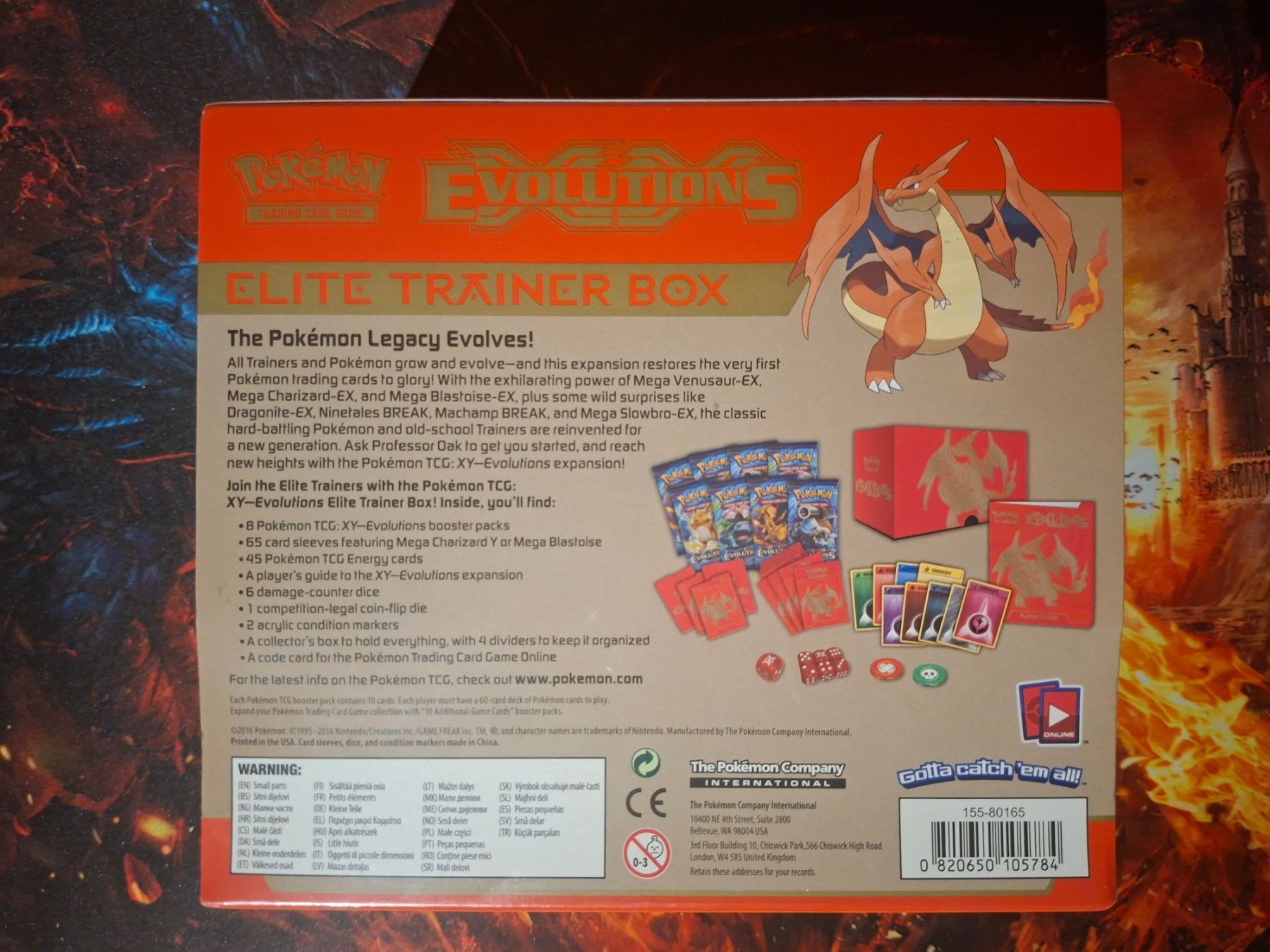 Pokémon Carte collezionabili: Pokemon Evolutions Charizard Etb – Nuovo e nell'imballaggio originale da Wittenbach venduto da and_9f2c 1
