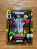 Panini Prizm Monopoly Lionel Messi Argentinien Gold Ice