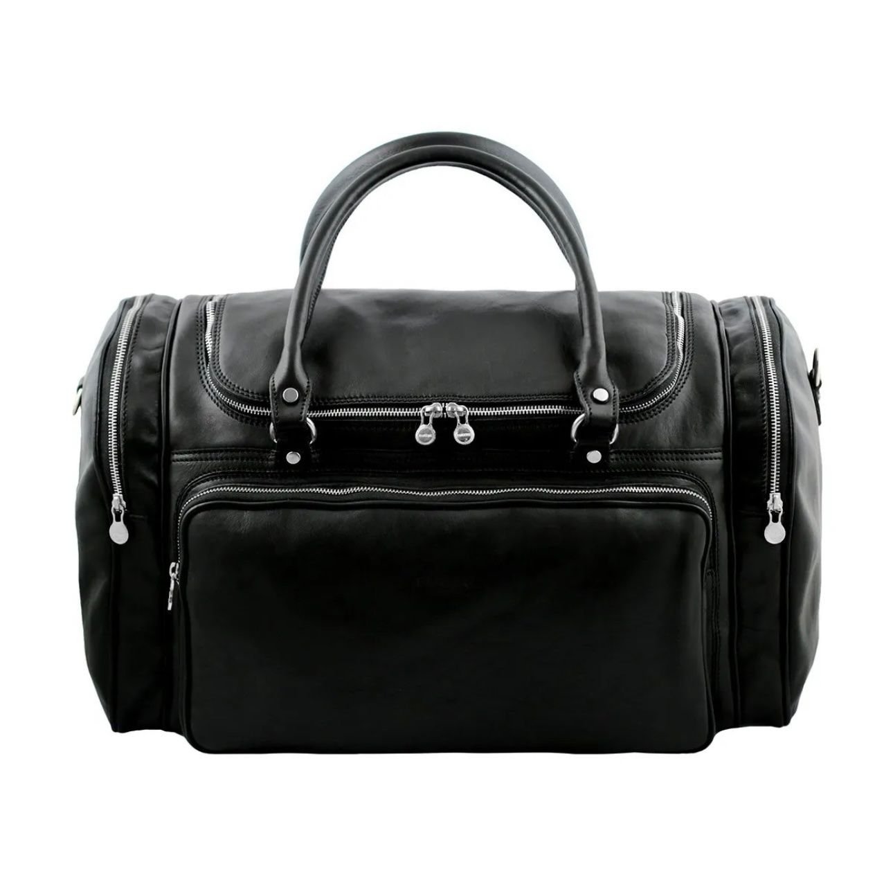 Borse: Reisetasche Leder Praga - Farbe: Schwarz – Nuovo e nell'imballaggio originale da Wittenbach venduto da WWW.DRILUBAGS.CH