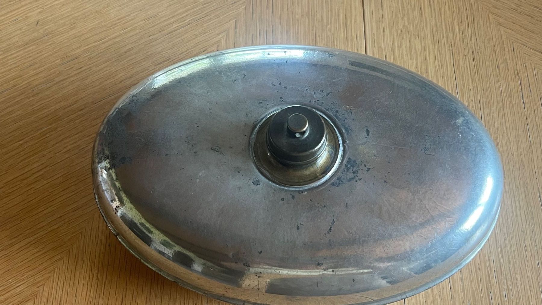 Sonstige antike Technik & Geräte: Vintage Bettflasche Metall – Gebraucht aus Schübelbach von Dolly990_2