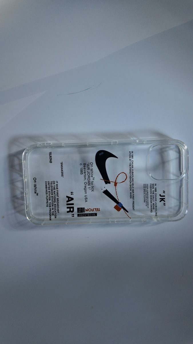 Cover & Protezioni schermo: Coque d’iPhone 13 transparente (fausse Off-White) – Nuovo (secondo la descrizione) da Denges venduto da val_j8w7