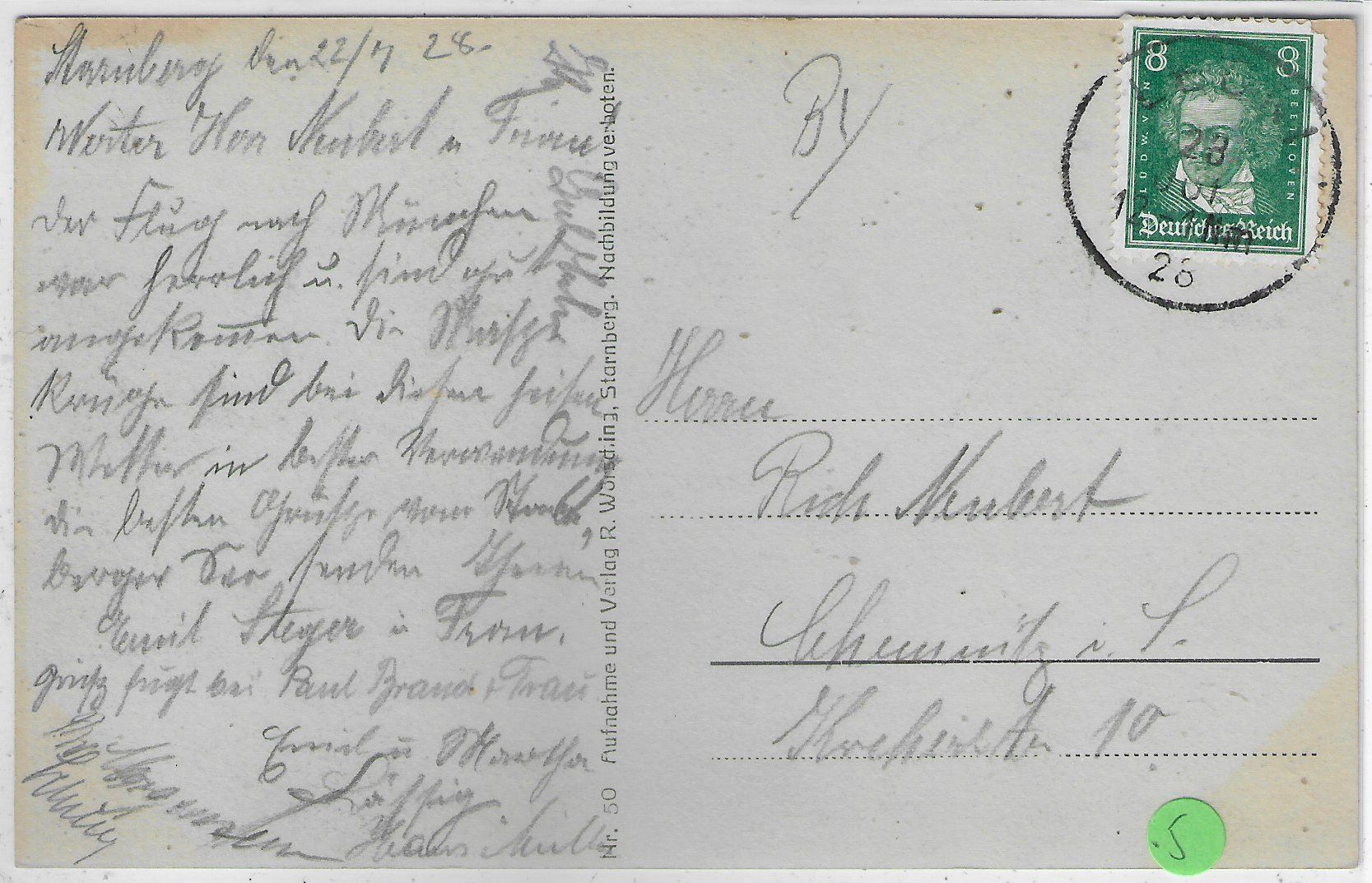 Cartes postales: Starnberg - Seehotel Leoni – D'occasion à Ettingen par Kartenplanet 1