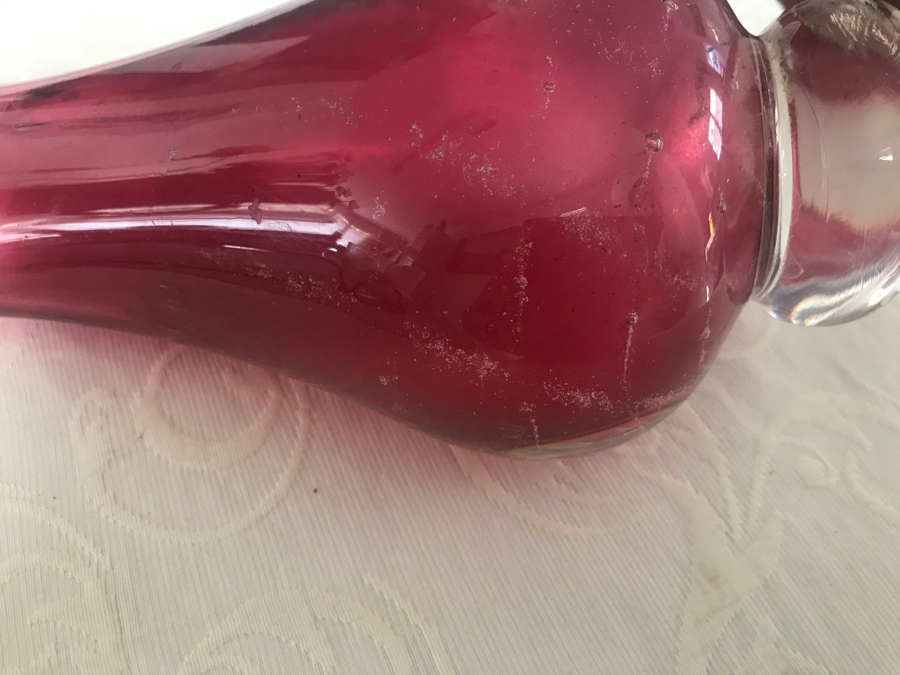 Murano Vasi & Recipienti: Murano  Glasvase, rubinrot – Usato da Wettingen venduto da Andres54 7