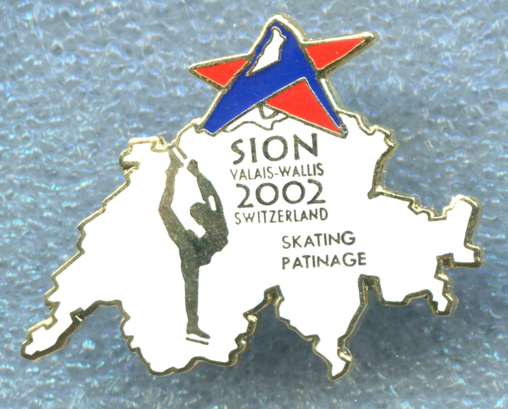 Plaketten & Abzeichen: SION 2002  Eiskunstlauf – Gebraucht aus Winterthur von Sammleroase