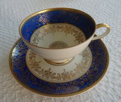 2 königsblaue Mokka-Tässchen