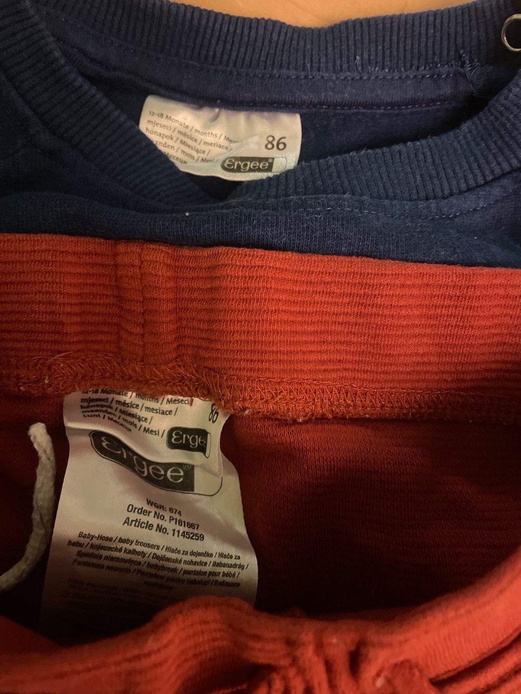 Pyjamas: Süsser Ergee Trainer Gr.86 – D'occasion à Obergerlafingen par cabo4 1