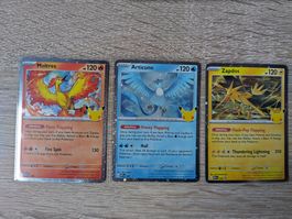 Pokémon 30th - Promos - Moltres Articuno Zapdos 96 - 98 - EN
