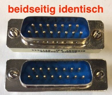 Unità & Adattatore: Gender Changer DB15 ST/ST 2Reihen – Nuovo (secondo la descrizione) da Reinach AG venduto da RiesenServicesGmbH