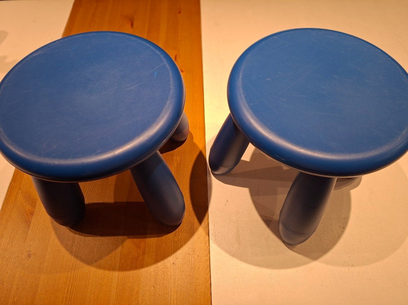 Ikea Tabourets: Zwei IKEA Kinderhocker Blau – D'occasion à Süderen par pit_d5kg 2