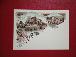Aarburg Aargau Reproduktion Lithographie 1989