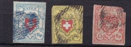 CH Briefmarken Lot "Rayon I, II + III"