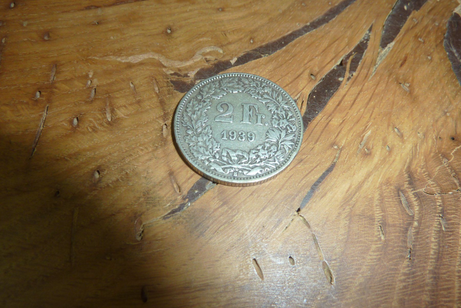 Tutti le monete: Silber, Münze, 2 Franken, 1939 – Usato da Lausen venduto da akira003