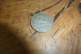 Silber, Münze, 2 Franken, 1939