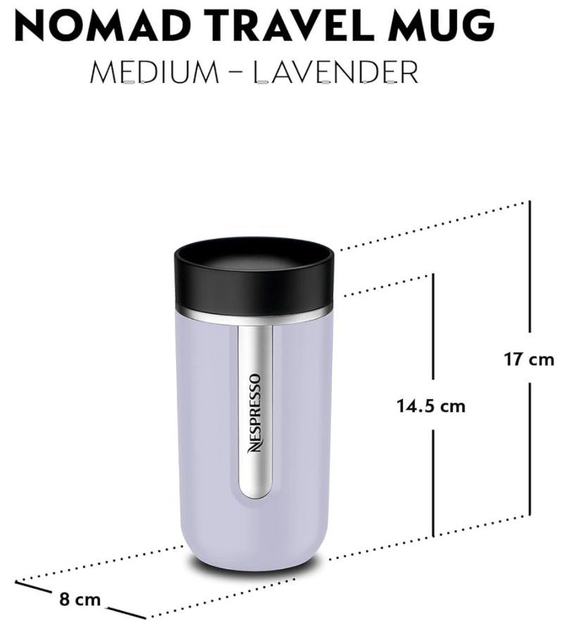Nespresso Tassen: NESPRESSO: Nomad Reisebecher - Lavendel, 400ml ... – Neu und originalverpackt aus Klosters von ClodiKL 1