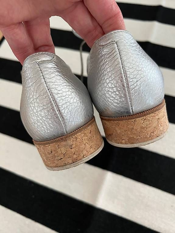 Marc Cain Damenschuhe: Marc Cain Schuhe Gr.40 Silber Kork – Gebraucht aus Zürich von hamtaro26 3