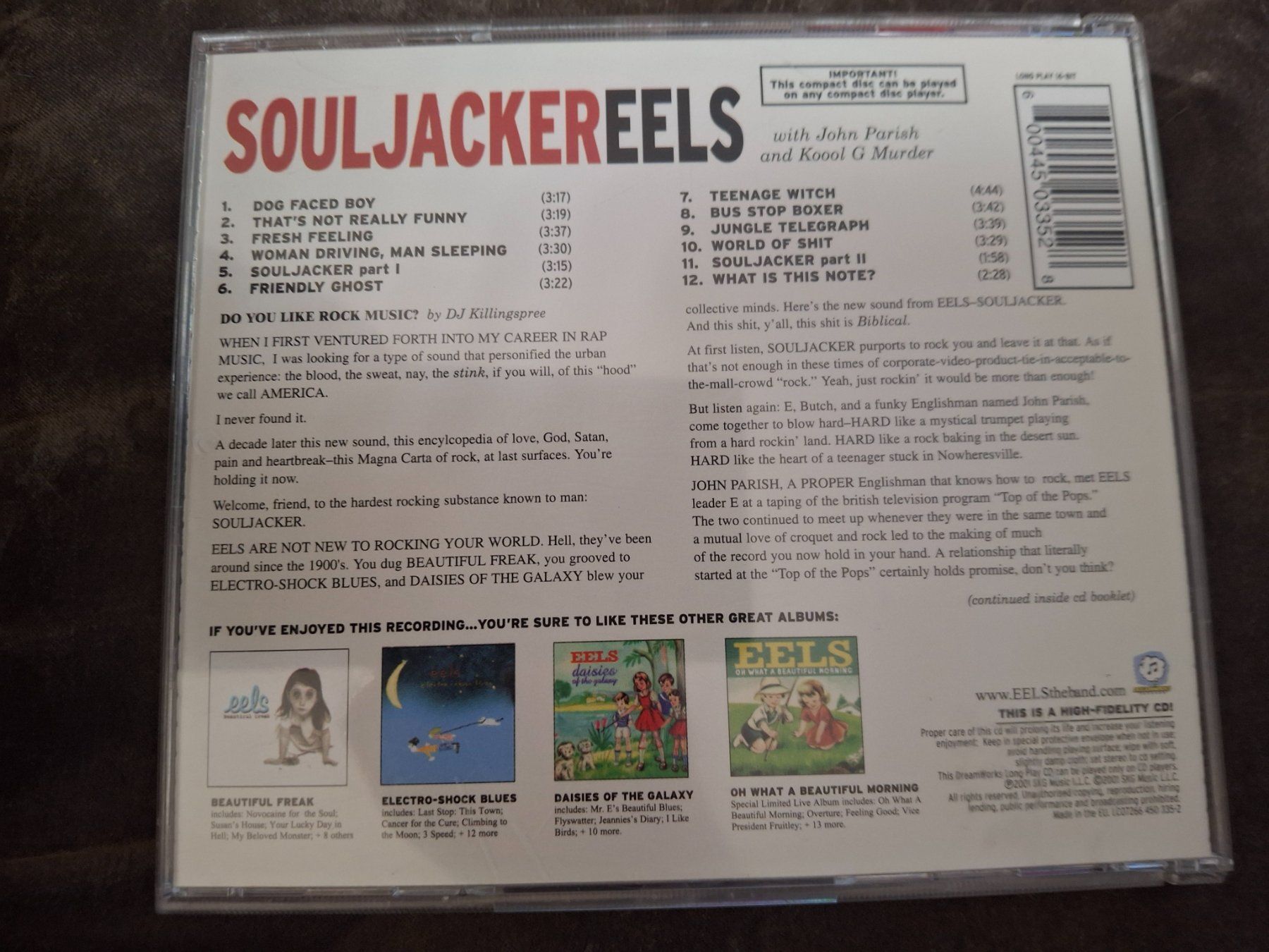 CDs: Eels – Souljacker – Gebraucht aus St.Gallen von jalamusic 1