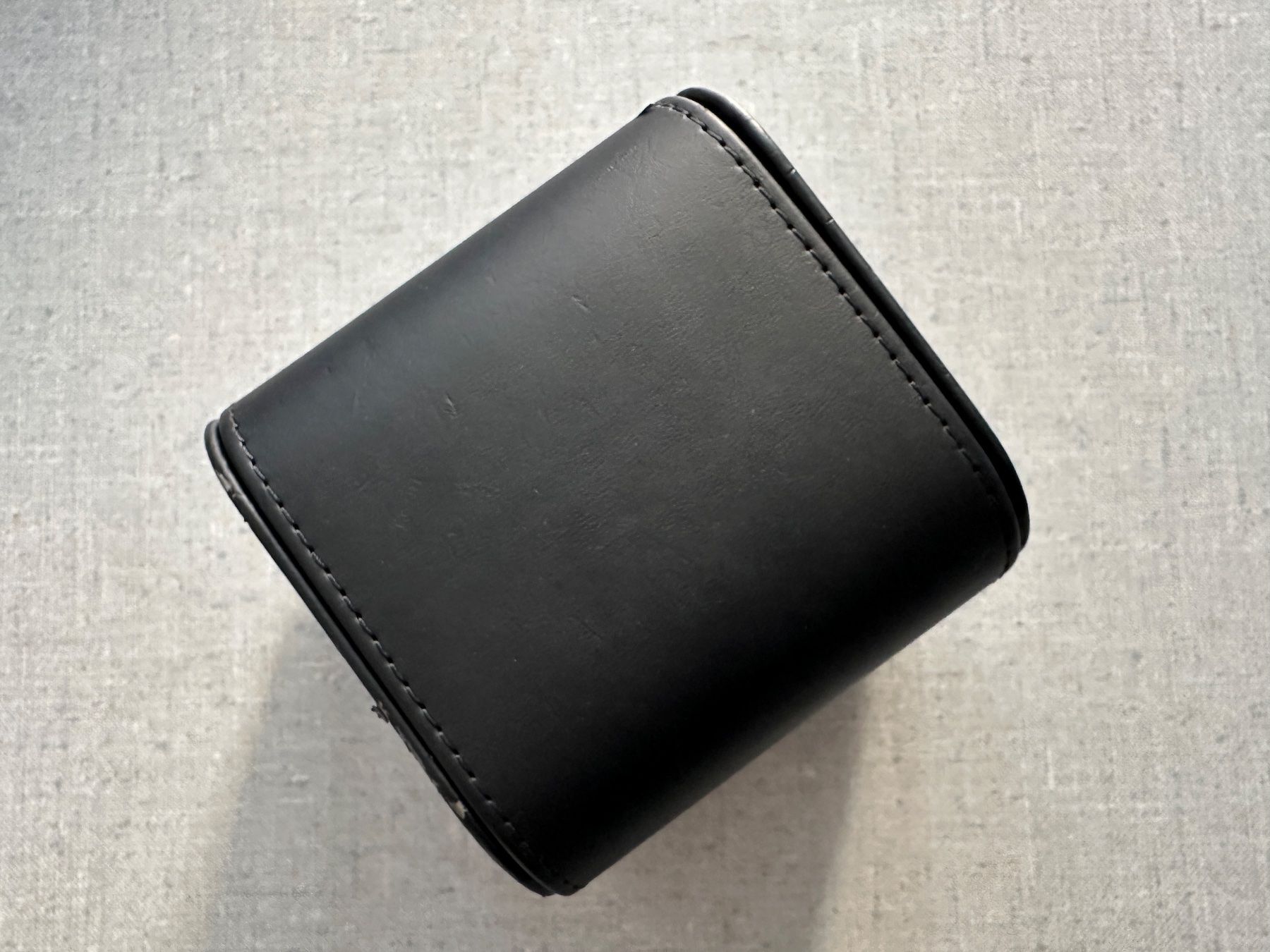 Scatole porta orologi: IWC Black Protective Travel Case Box / Reise Etui – Usato da Matten b. Interlaken venduto da cour13 6