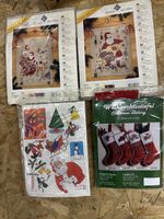 Weihnachtssäckchen und Stiefel zum Selbstdekorieren.”