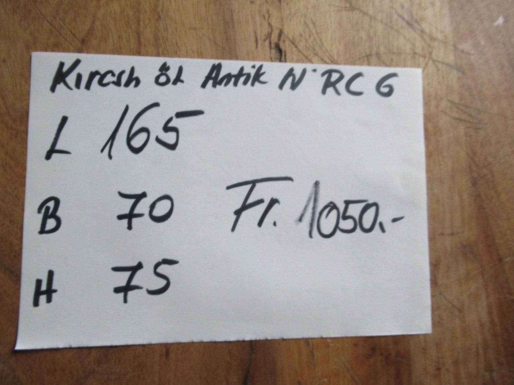 Tavoli: Antiker Beizentisch (Kirschbaum/165) – Usato da Berg SG venduto da Pizza58 7