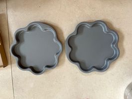 2 moule à gâteau en forme de fleur