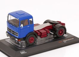 Mercedes-Benz LPS 1632 LKW Zugmaschine 1970 blau / rot  1:43
