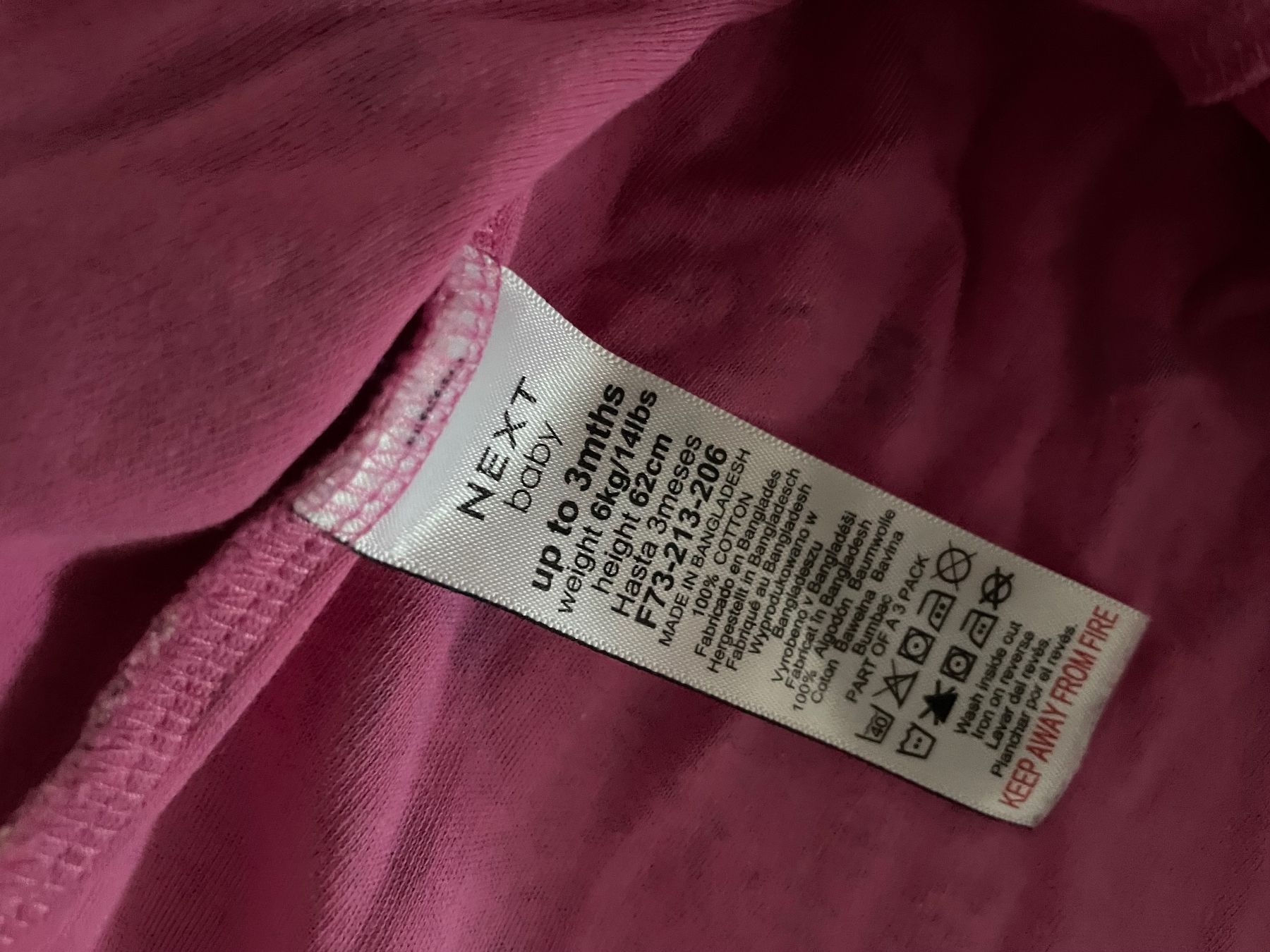 Next Pigiama & Simili: 3x Next Strampler Pyjama 3 Monate 62cm 2 way zip – Usato da Zürich venduto da vpe_7shz 2