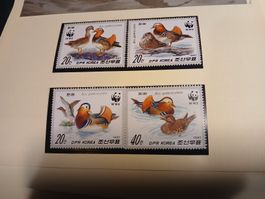 Corée du Nord - WWF - Canard Mandarin - 1987 - Neuf!