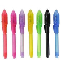 7 Stück Kinder Geheimstift mit UV Licht