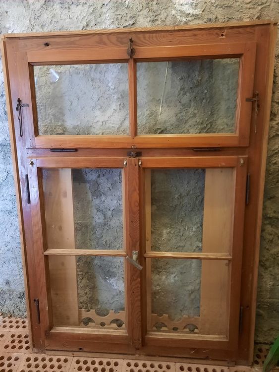 Alte Bauernhof Holzfenster 3 Stück Kaufen auf Ricardo