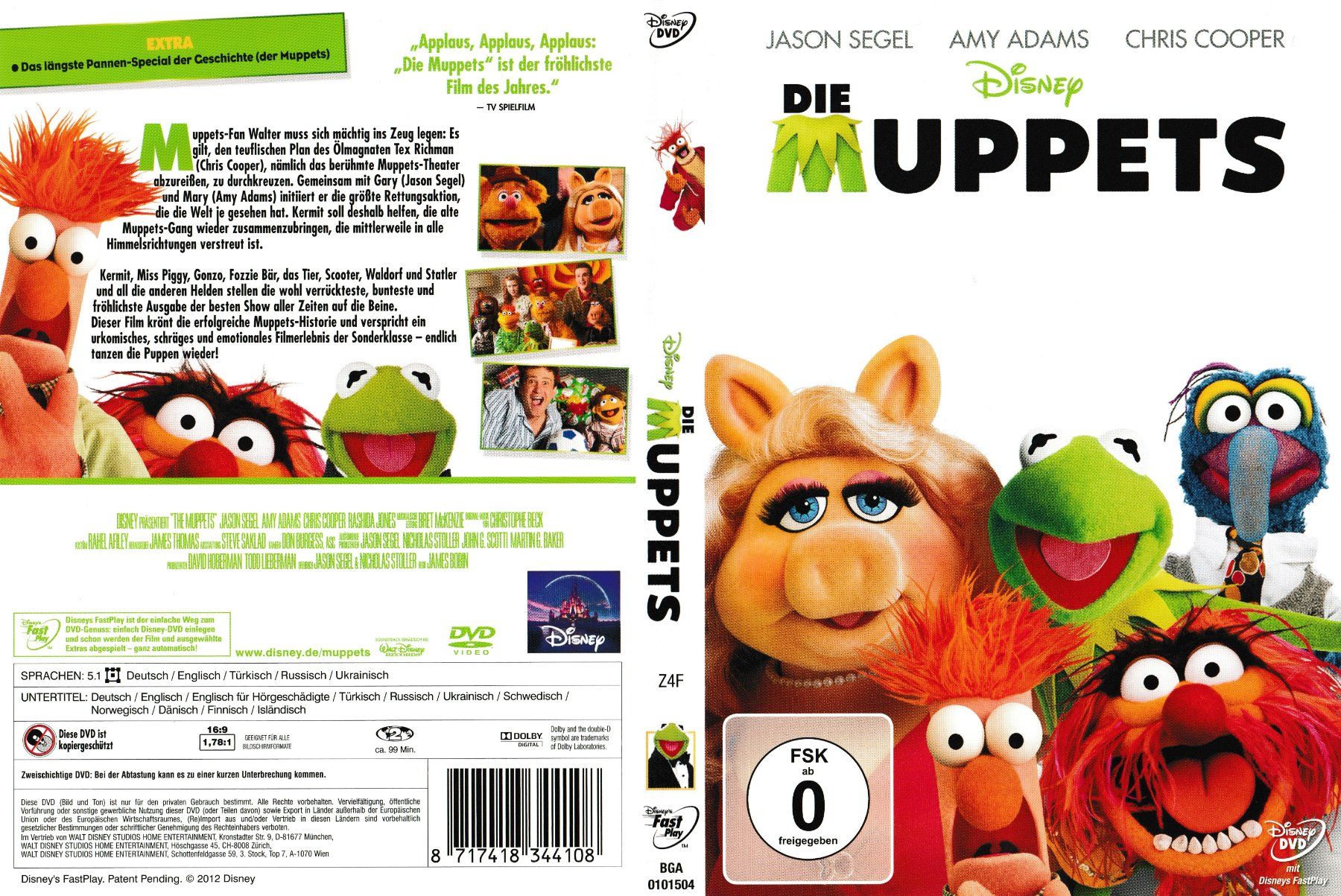 Tutti i DVDs: DVD - Die Muppets – Usato da Langnau am Albis venduto da MediaRescuerKeLoX