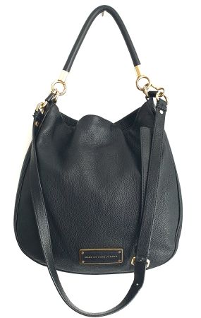 Marc Jacobs Henkel/Umhängetasche Softleder Schwarz