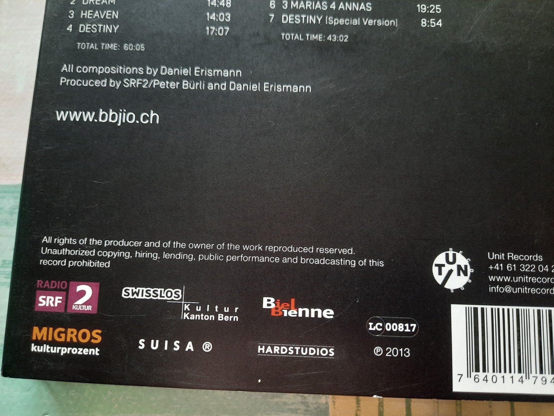 CD: Cd Bienne Jazz & ImproOrchestra / Derwish - Suite – Usato da Pully venduto da bro_n52j 3