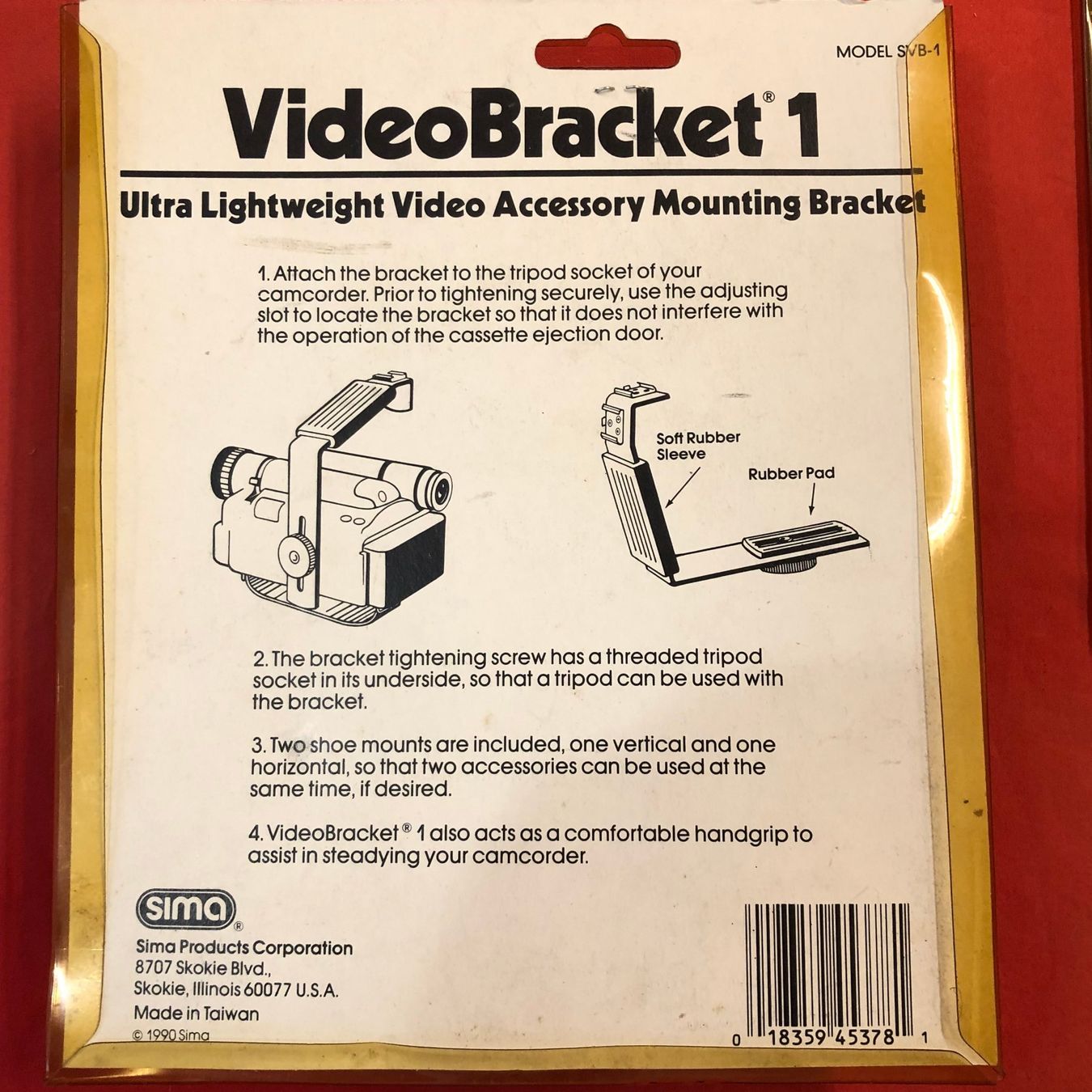 Altri Accessori: SVB-1 Sima Videohalterung – Usato da Neerach venduto da Arbimus 1