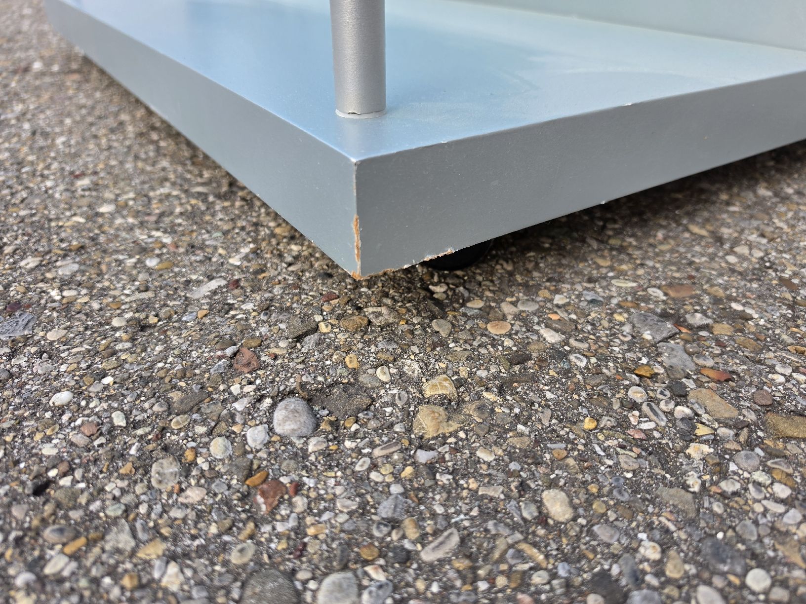 Vitrinen: Steinhoff Glasvitrine silber hellblau temperiertes Glas 4  – Gebraucht aus Mettlen von elios0888 8