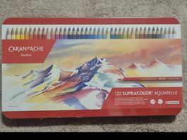 Caran d'Ache Supracolor Soft Aquarellstifte – 120 Farben