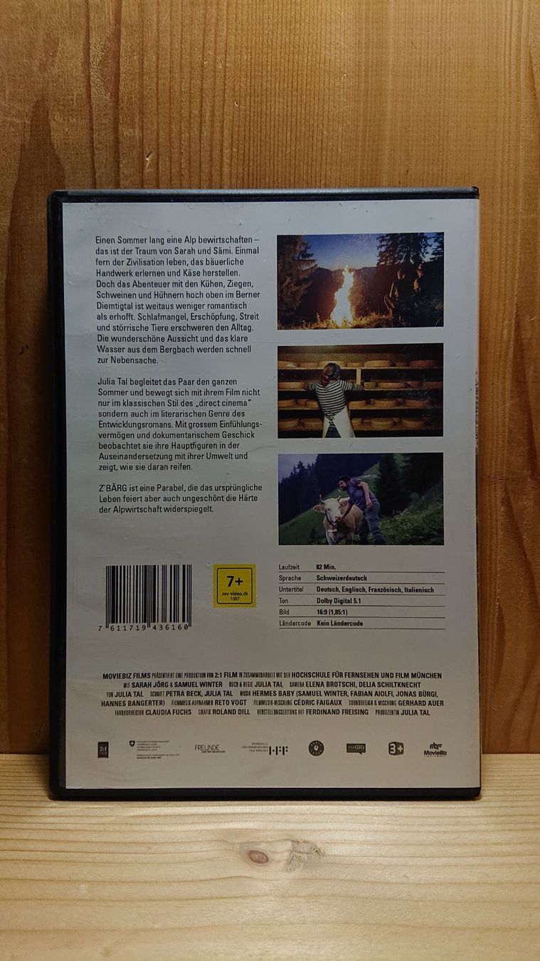Tutti i DVDs: Z'BÄRG DVD von Julia Tal – Usato da Wilderswil venduto da Exebub 1