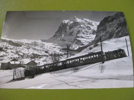 AK Bei Grindelwald mit Sport-Zug