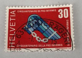 CH Briefmarken mit Gestempelt   