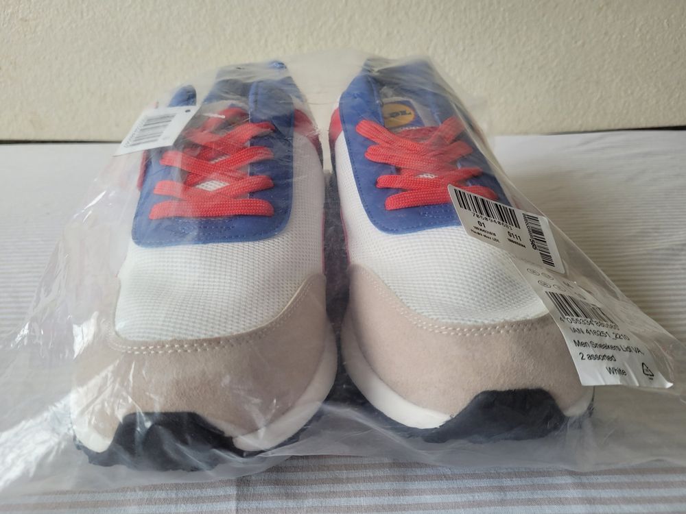 Lidl Chaussures hommes: LIVERGY® Lidl Herren Sneaker - Grösse EU 44 / UK 10 - NEU – Neuf avec emballage d'origine à Urdorf par antonov-12 4