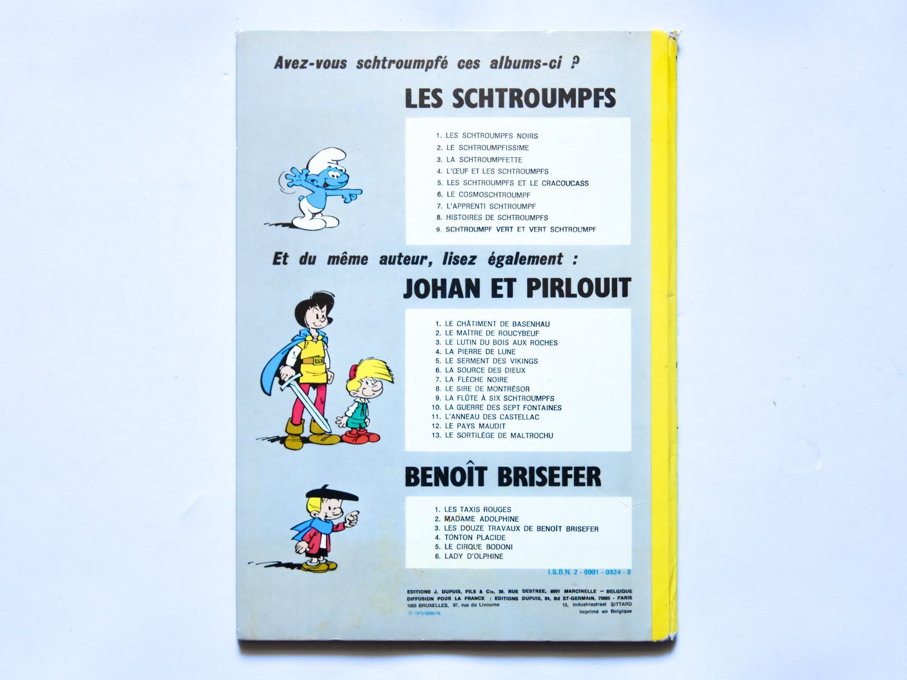 Comics: Schtroumpf Vert et Vert Schtroumpf (EO 1973) – Gebraucht aus Belmont-sur-Yverdon von bichet02 1