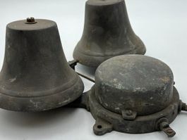 Antike Doppelglocke elektrische Klingel Glocke