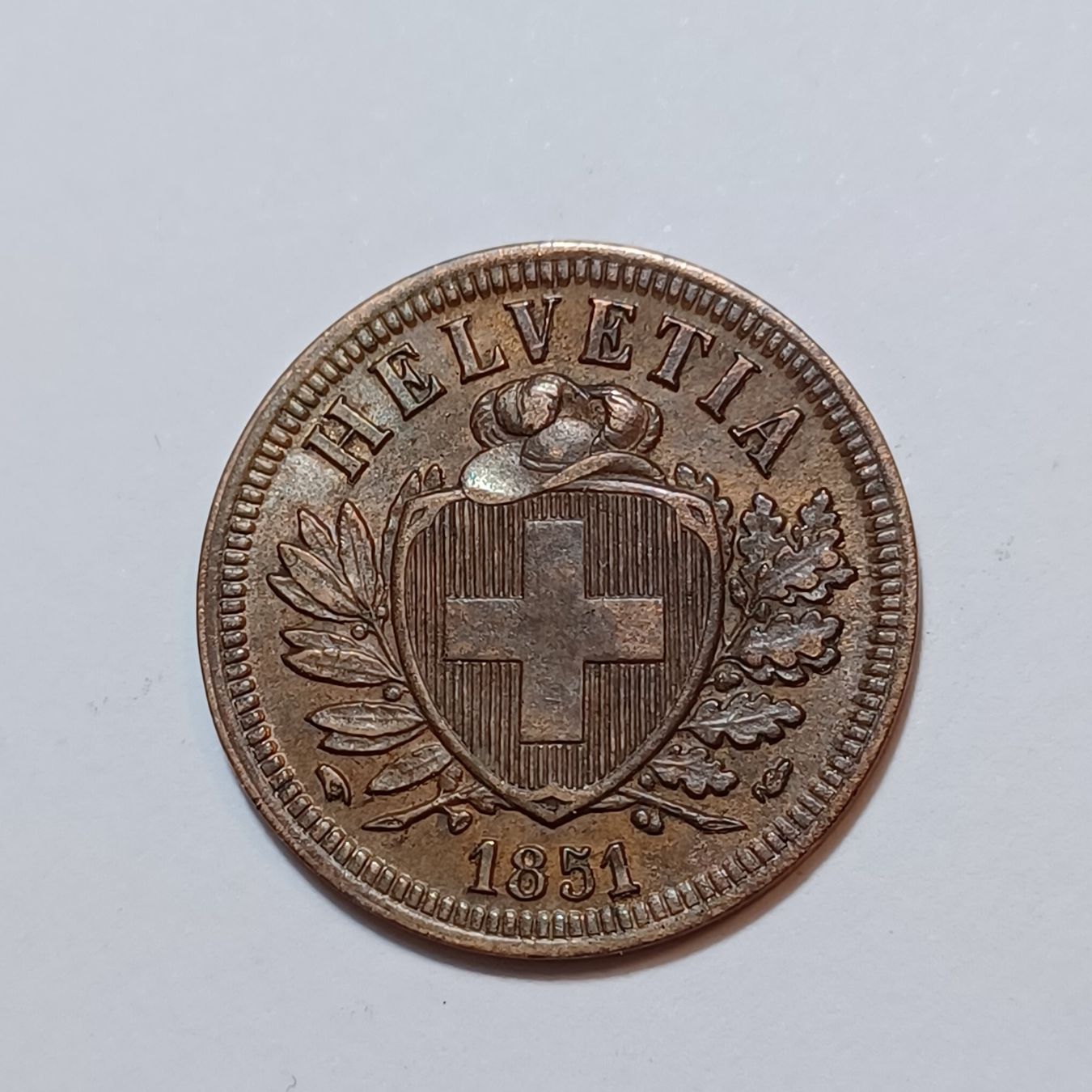 Tutti le monete: 2 Rappen 1851 – Usato da Pfäffikon ZH venduto da Schweizer_Muenzen