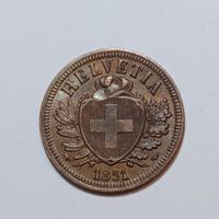 2 Rappen 1851